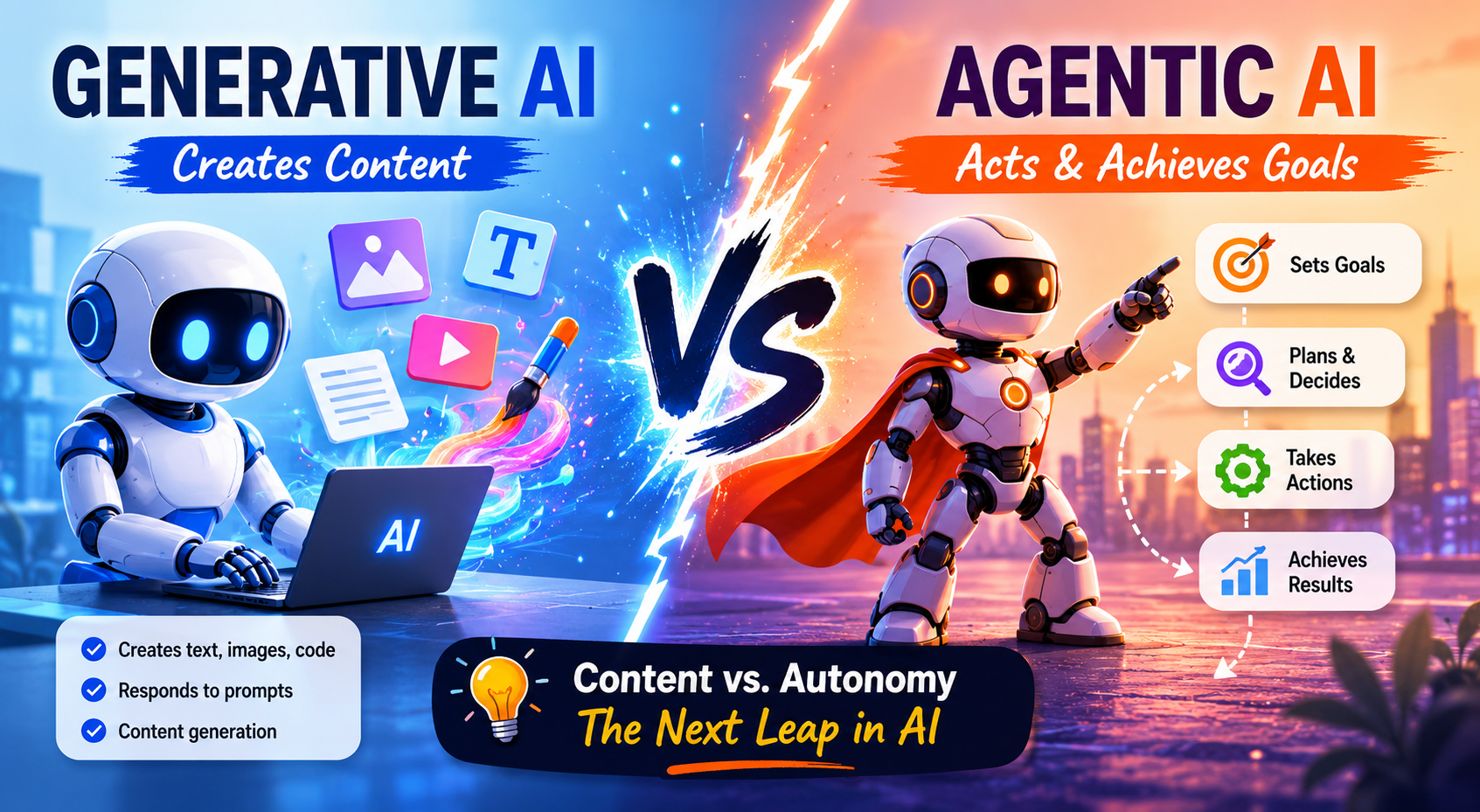 Generative AI vs Agentic AI: What PHP Developers Need to Know in 2026