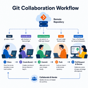 git collaboration workflow php team guide